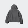 Korte parka van katoenmix voor dames
