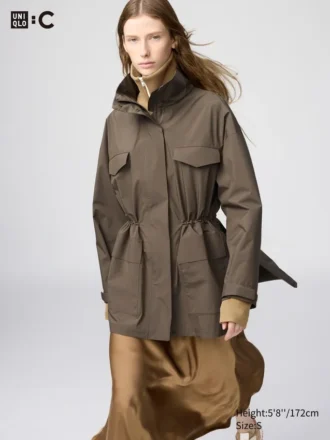 Korte utility-mantel voor dames