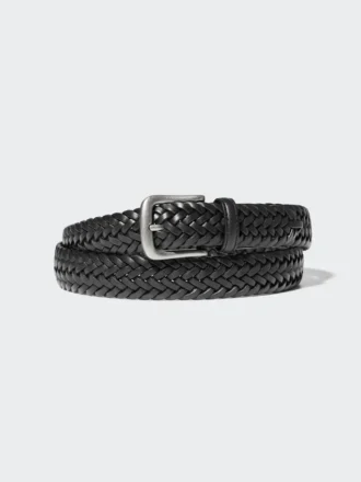 Leren mesh-riemen voor heren