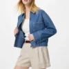 Linnen-katoenen Shorts voor dames