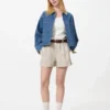Linnen-katoenen Shorts voor dames