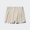 Linnen-katoenen Shorts voor dames