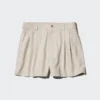 Linnen-katoenen Shorts voor dames