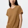 Linnen T-shirt voor dames