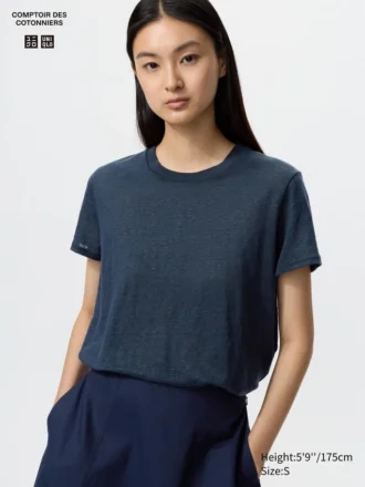 Linnen T-shirt voor dames