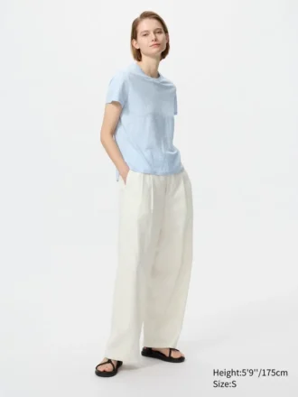 Linnen T-shirt voor dames