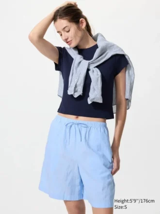 Linnenmix Easy Shorts voor dames