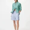 Linnenmix Easy Shorts voor dames | Streep