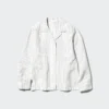 Linnenmix overalls voor dames | Gestreepte