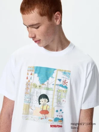 Manga Ut Shueisha 100Th UT T-shirt met print voor heren | Chibi Maruko-Chan
