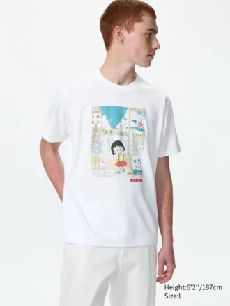 Manga Ut Shueisha 100Th UT T-shirt met print voor heren | Chibi Maruko-Chan