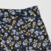 Midi-rok met print en split voor dames