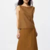 Midi-rok van linnenmix voor dames | Shorts