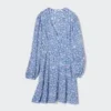 Mini-jurk met V-hals en Longsleeves voor dames