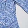 Mini-jurk met V-hals en Longsleeves voor dames