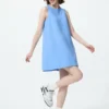Mini-jurk van linnenmix voor dames