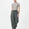 Mini-T-shirt voor dames | Gestreepte