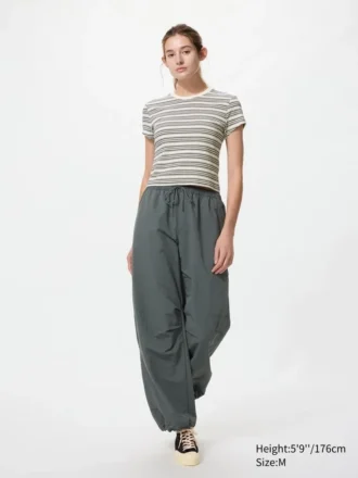 Mini-T-shirt voor dames | Gestreepte