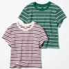 Mini-T-shirt voor dames | Gestreepte