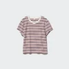 Mini-T-shirt voor dames | Gestreepte