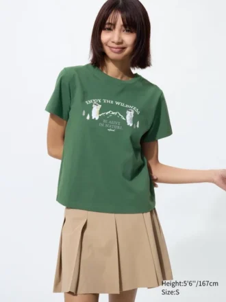 Mofusand Ut grafisch T-shirt voor dames