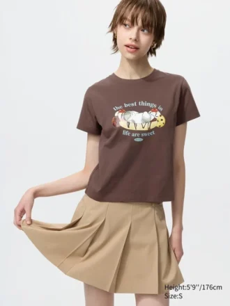 Mofusand Ut grafisch T-shirt voor dames