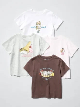 Mofusand Ut grafisch T-shirt voor dames