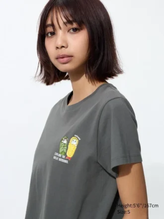 Mofusand Ut grafisch T-shirt voor dames