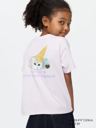 Mofusand UT T-shirt met print voor kinderen