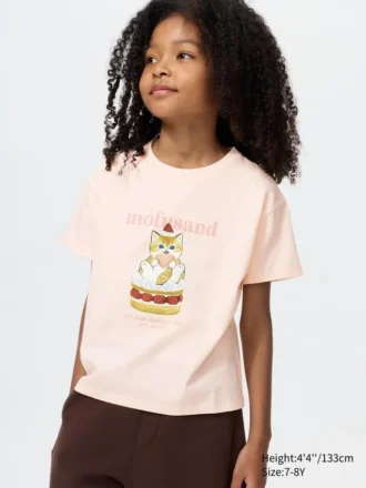 Mofusand UT T-shirt met print voor kinderen