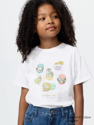 Mofusand UT T-shirt met print voor kinderen