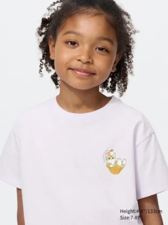 Mofusand UT T-shirt met print voor kinderen