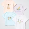 Mofusand UT T-shirt met print voor kinderen