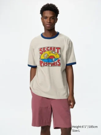 Ny Pop Art UT T-shirt met print voor heren | Basquiat