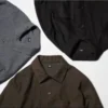 Overshirts van geborsteld twill voor heren