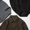 Overshirts van geborsteld twill voor heren