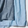 Oversized chambray overhemd voor heren
