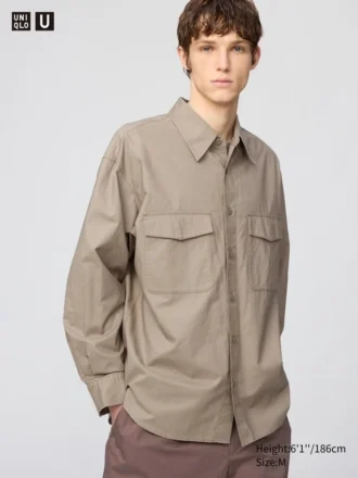 Oversized herenoverhemd | Longsleeves