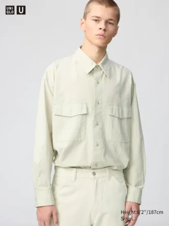 Oversized herenoverhemd | Longsleeves