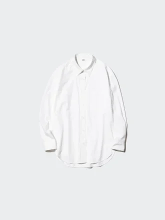 Oversized katoen overhemd voor dames