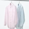Oversized katoen overhemd voor dames | Gestreepte