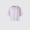 Oversized korte satijnen blouse voor dames | Halflange mouwen