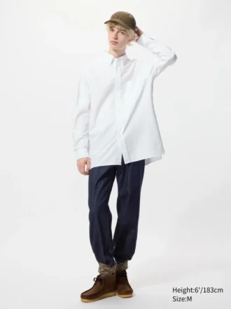 Oversized Oxford-overhemd voor heren