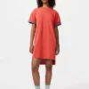 Oversized tweekleurige T-shirtjurk voor dames