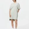 Oversized tweekleurige T-shirtjurk voor dames