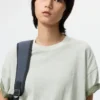 Oversized tweekleurige T-shirtjurk voor dames