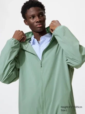 Parka’s met UV-bescherming voor heren, past in de zak