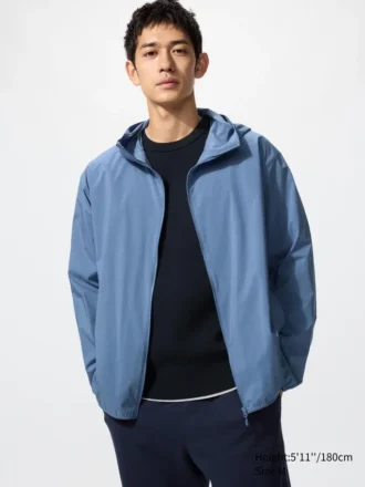 Parka’s met UV-bescherming voor heren, past in de zak