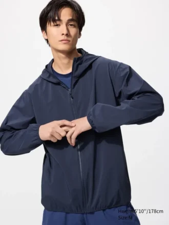 Parka’s met UV-bescherming voor heren, past in de zak