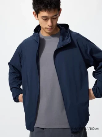 Parka’s met UV-bescherming voor heren, past in de zak